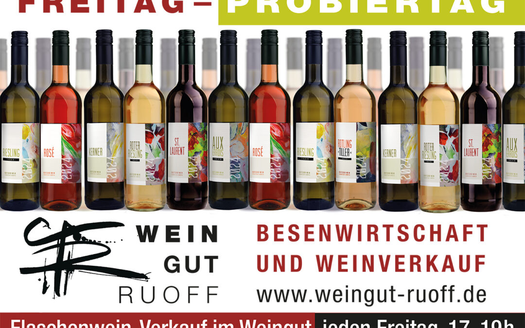 Weinverkauf geöffnet!